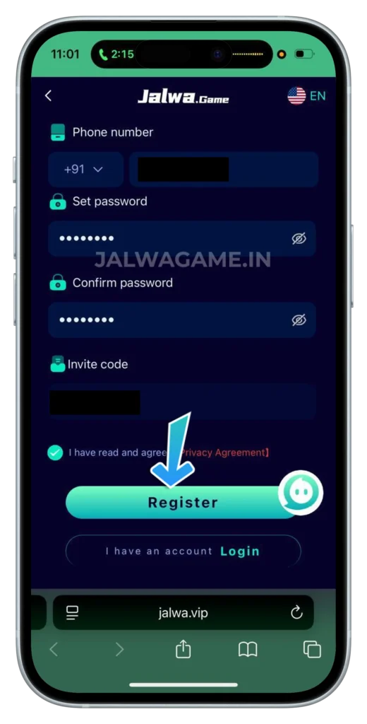 jalwa-register